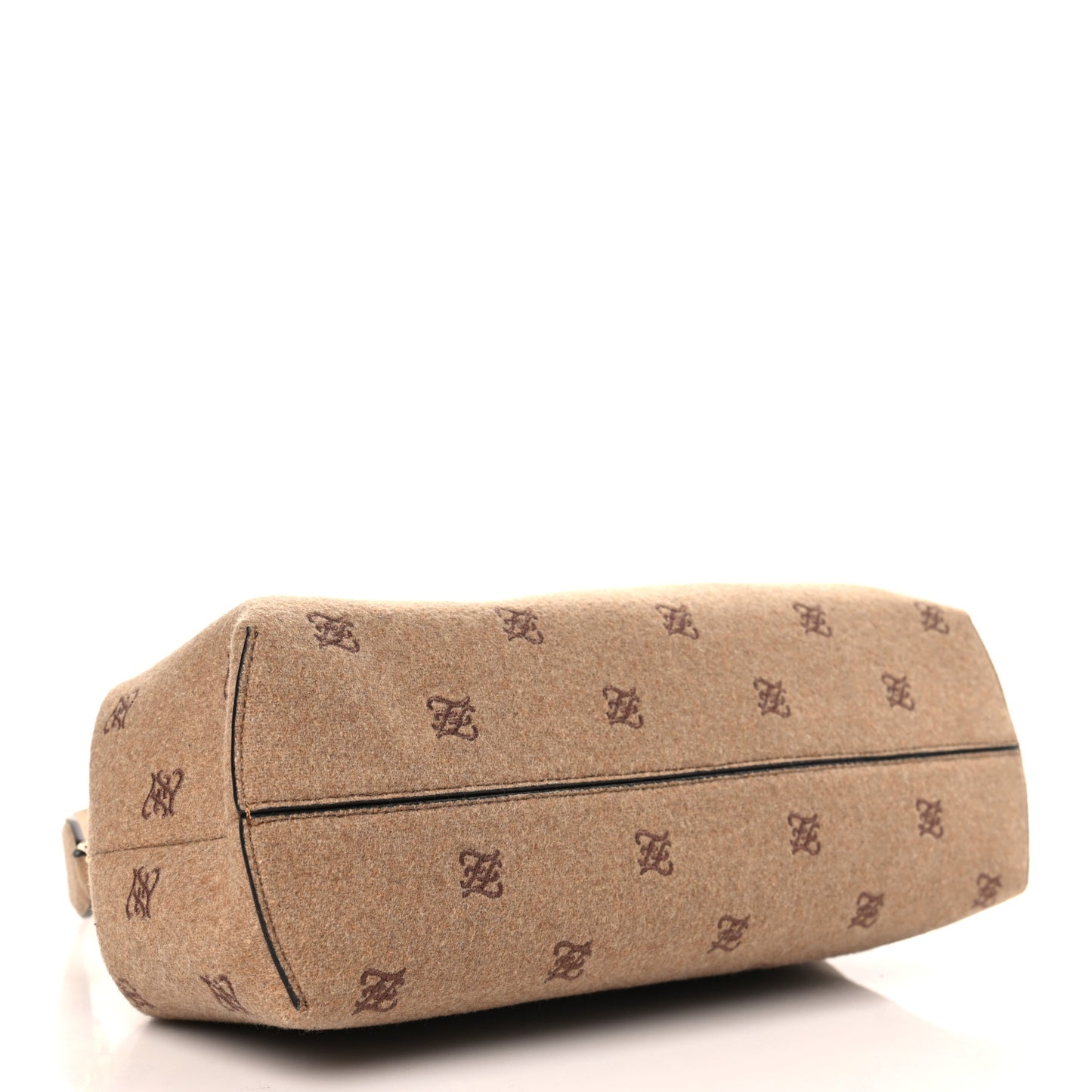 Flannel Karligraphy Embroidered Medium Fendi First Camel