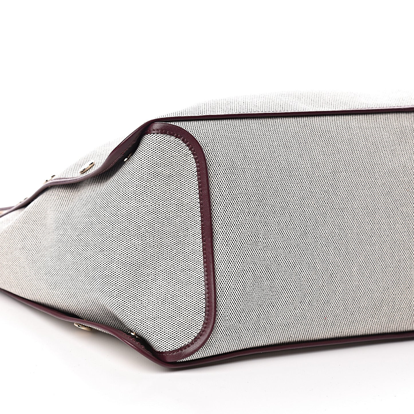 Canvas Large Bond Shopper Tote Aubergine