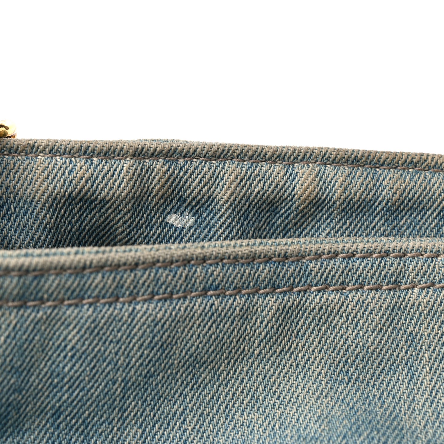 Denim Medium Soho Chain Shoulder Bag Blue