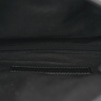 Balenciaga Grained Calfskin Explorer Crossbody Flat Pouch Black 5 of 10