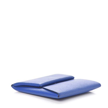 Hermes Epsom Bastia Coin Purse Bleu Royal 4 of 8