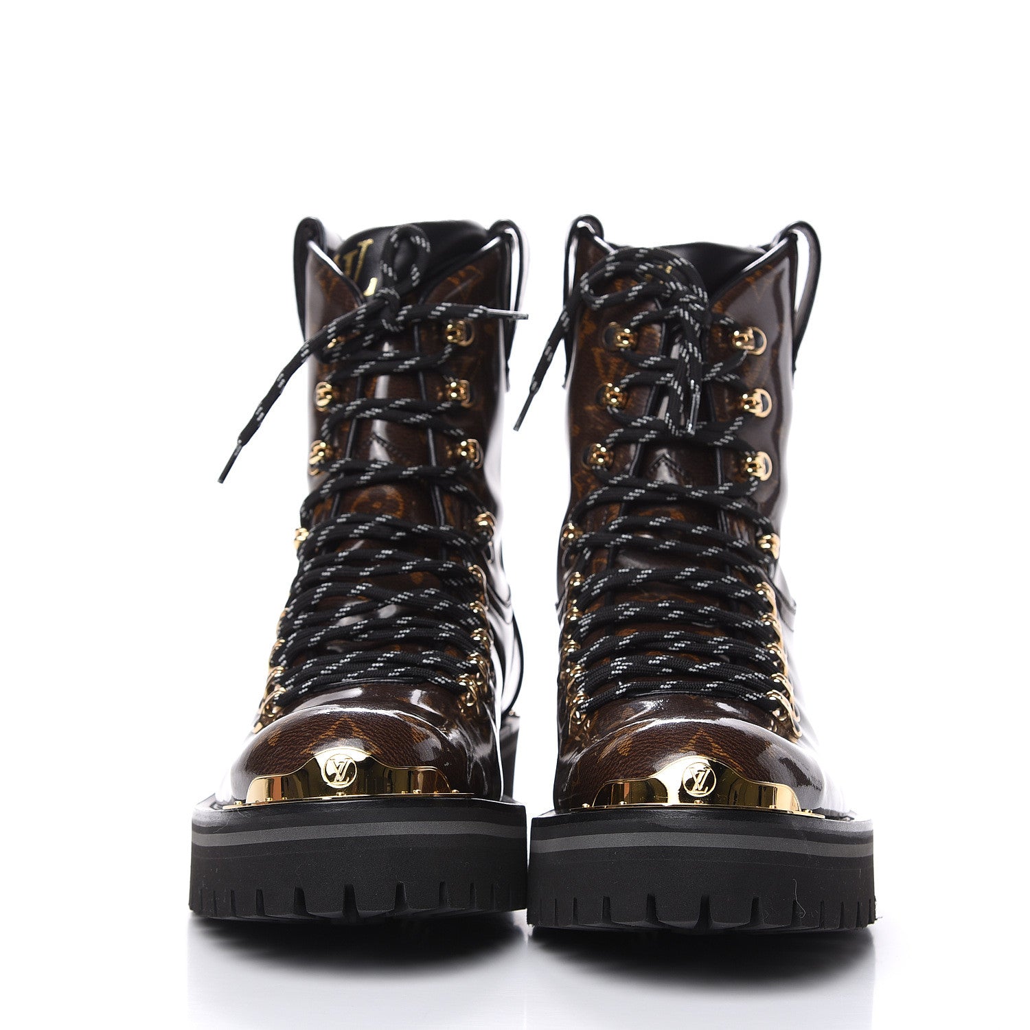 Louis Vuitton Monogram Glaze Mens Outland Ankle Boots 8.5 Ebene 2 of 7