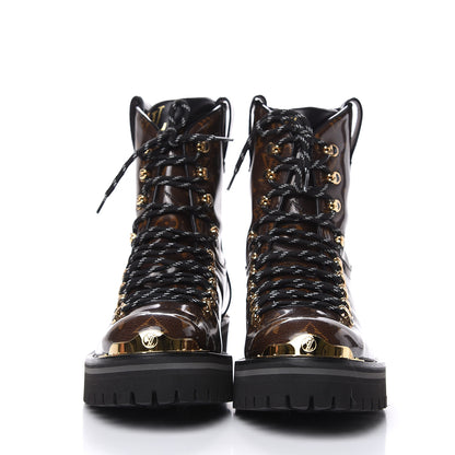 Louis Vuitton Monogram Glaze Mens Outland Ankle Boots 8.5 Ebene 2 of 7