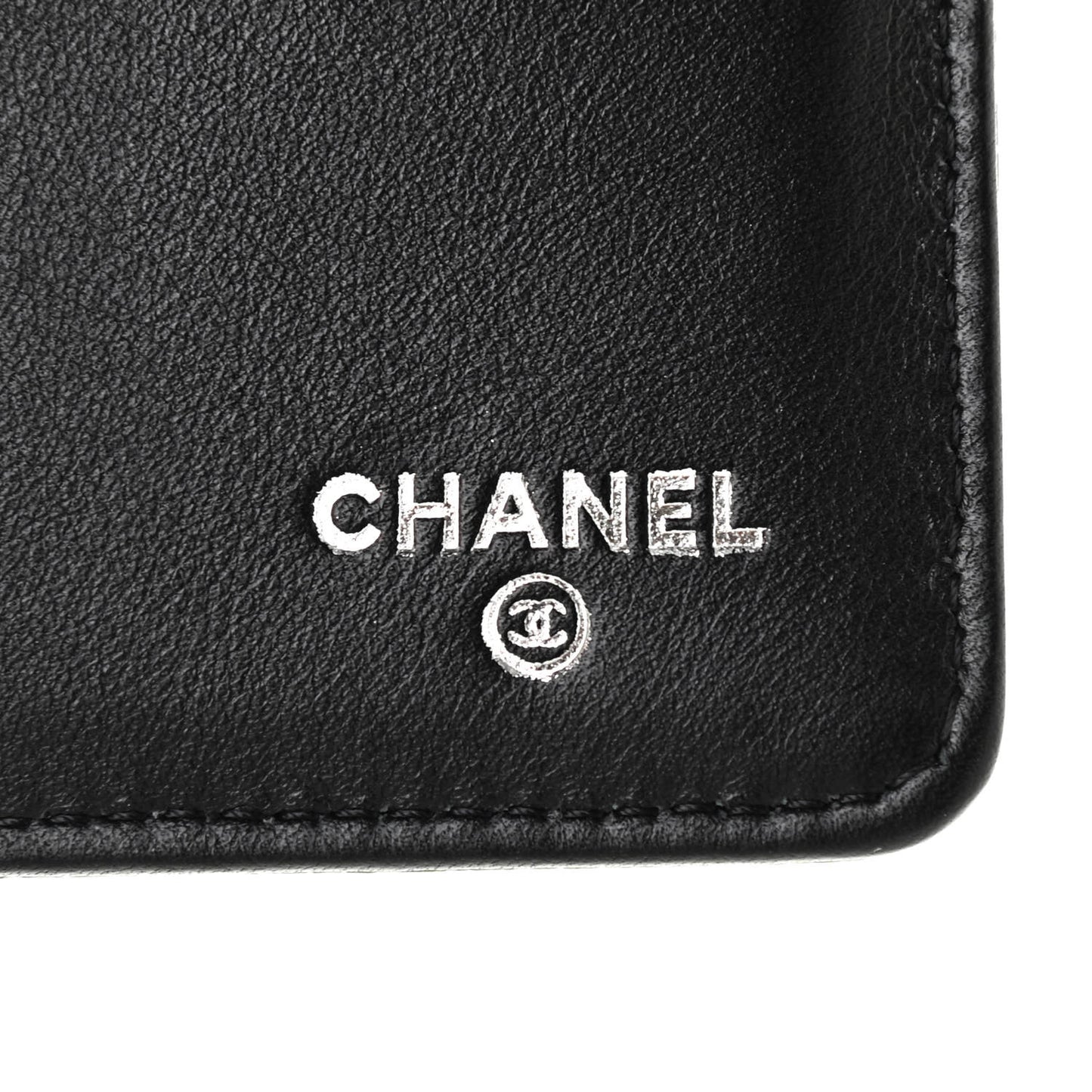 Caviar Timeless CC Large Gusset Flap Wallet Black