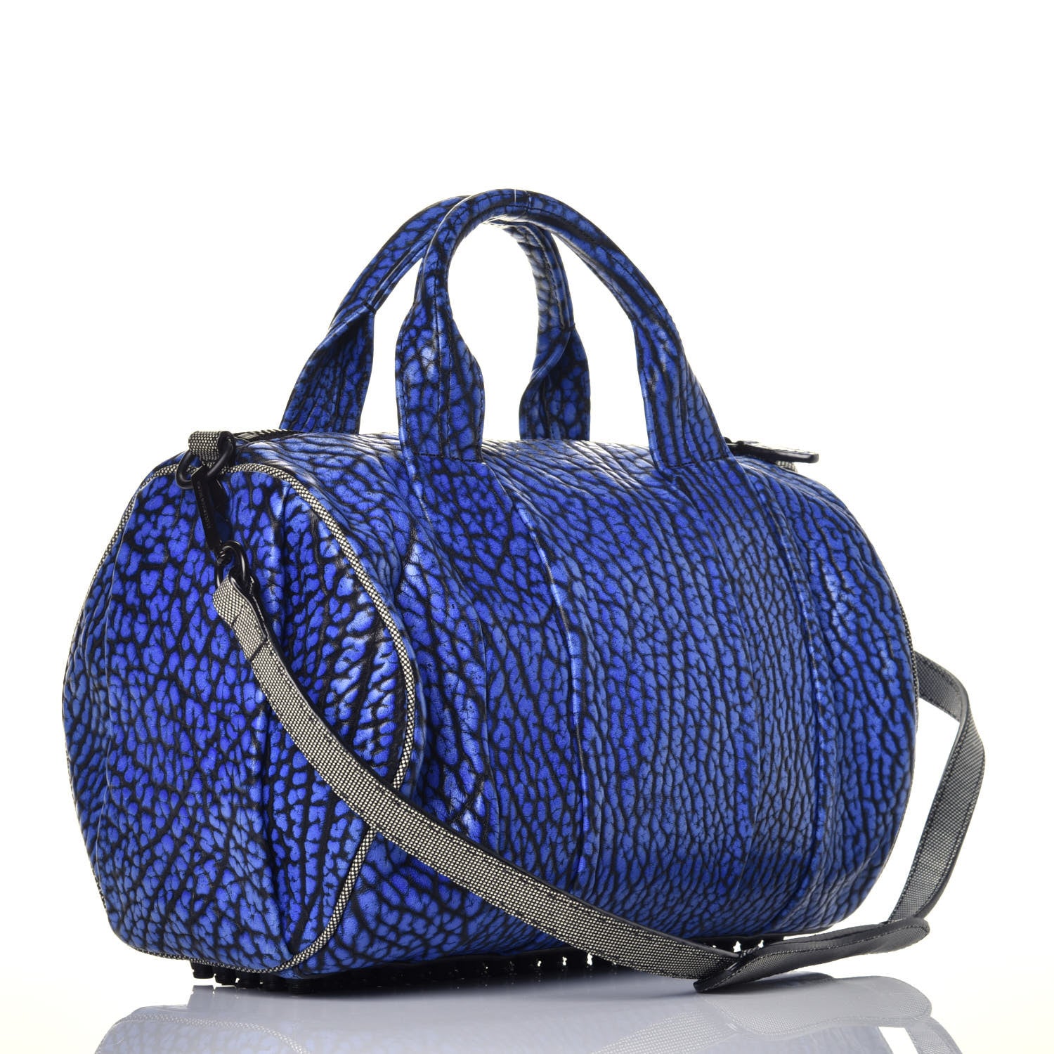 Alexander Wang Pebbled Lambskin Rocco Sling Contrast Tip Nile Blue 3 of 9