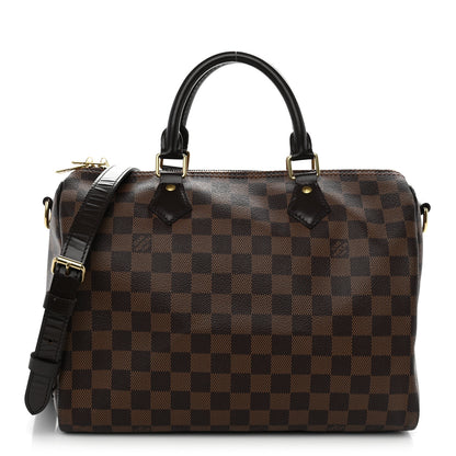 Louis Vuitton Damier Ebene Speedy Bandouliere 30 1 of 10