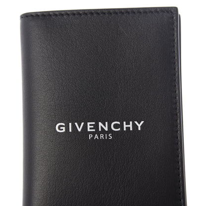 Givenchy Calfskin Logo Folding Card Holder Black 6 of 7