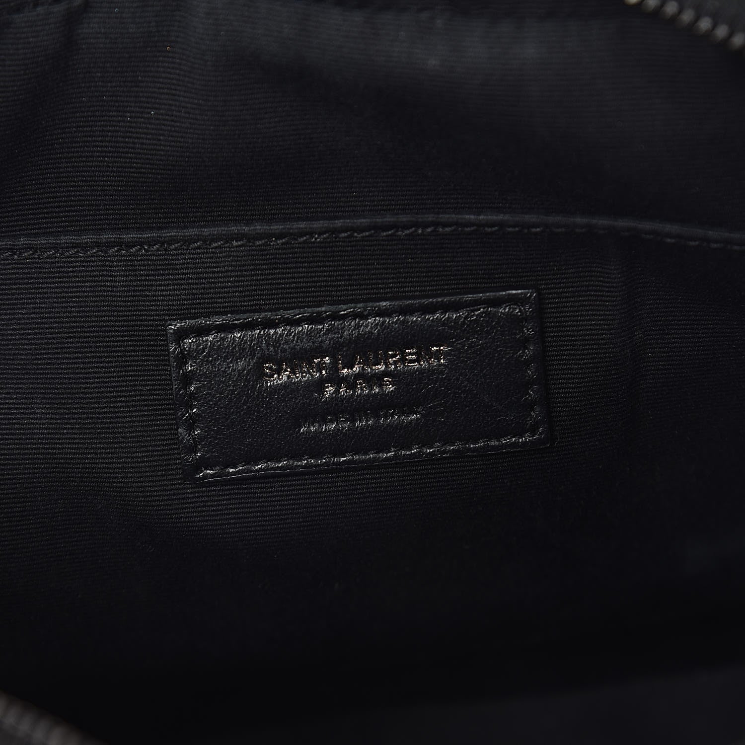 Saint Laurent Calfskin Matelasse Monogram Lou Camera Bag Black 6 of 11