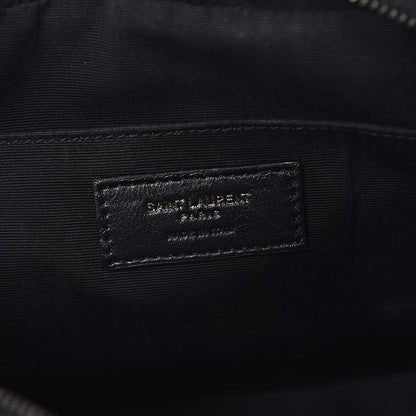 Saint Laurent Calfskin Matelasse Monogram Lou Camera Bag Black 6 of 11