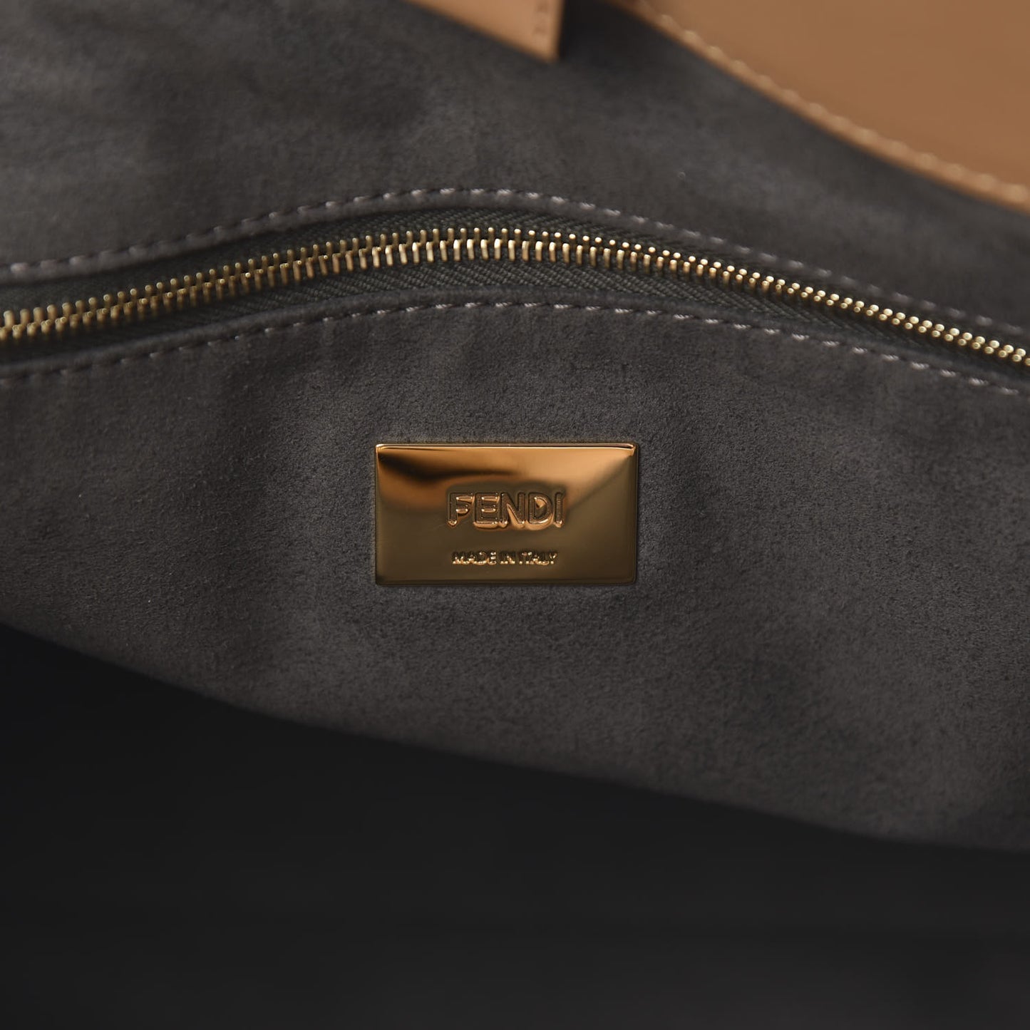 Vitello Glacier Medium FF Tote Nocciola