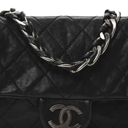 Chanel Calfskin Quilted Medium Modern Chain Flap Black 8 of 11