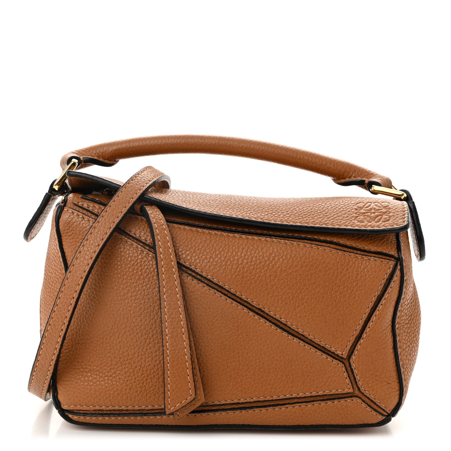 Loewe Calfskin Mini Puzzle Bag Tan 1 of 11