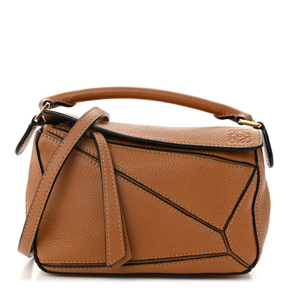 Loewe Calfskin Mini Puzzle Bag Tan 1 of 11