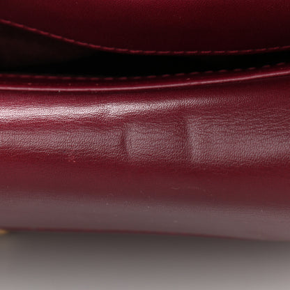 Chanel Calfskin Quilted Large Perfect Edge Flap Burgundy 8 of 11