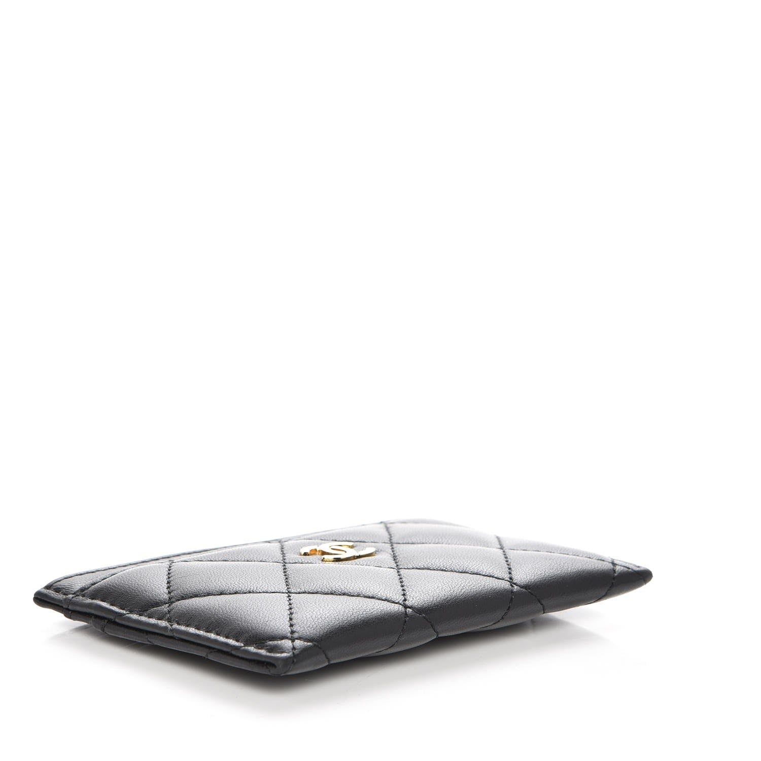 Chanel Lambskin Quilted Card Holder Black 4 of 8