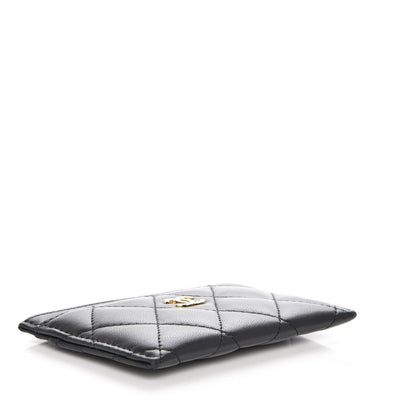 Chanel Lambskin Quilted Card Holder Black 4 of 8