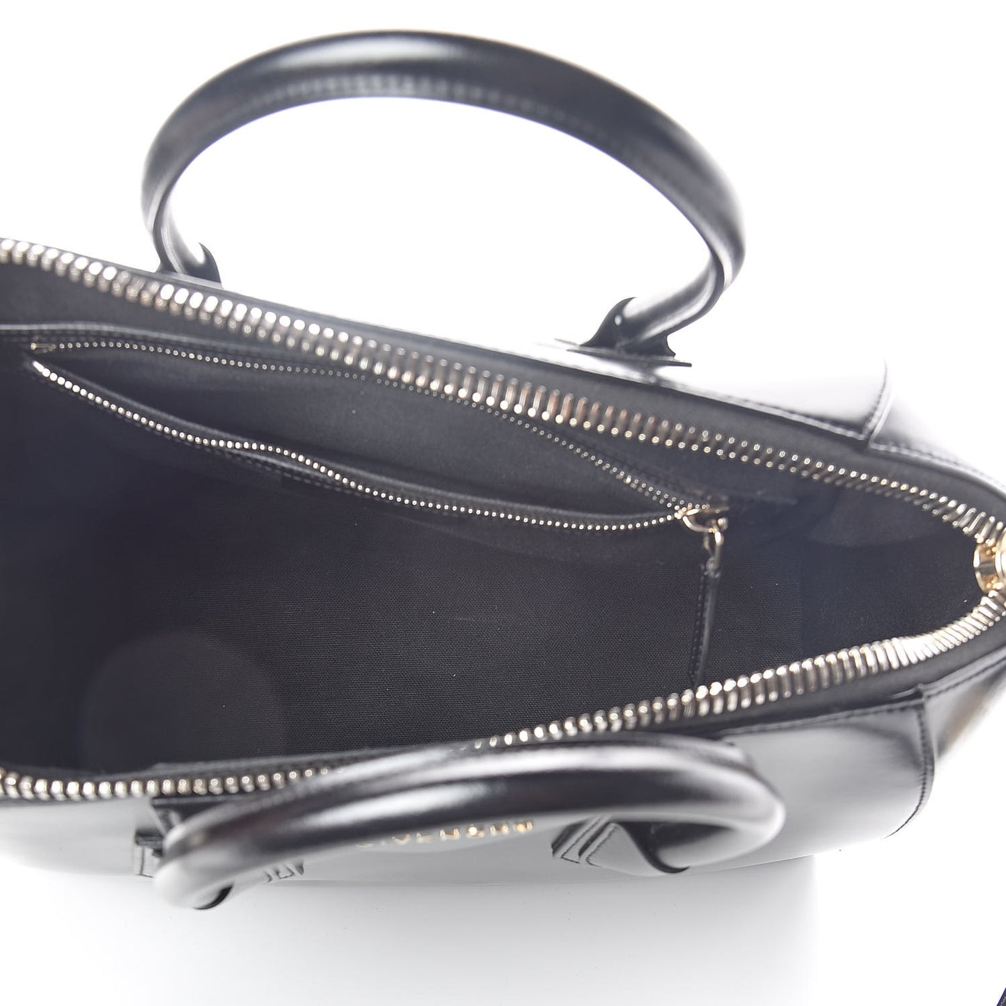 Shiny Lord Calfskin Medium Antigona Black