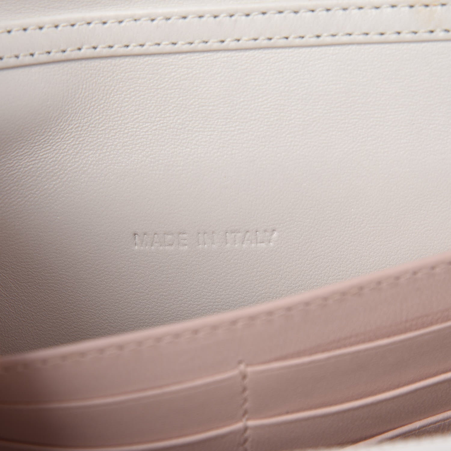 Christian Dior Lambskin Cannage Miss Dior Promenade Pouch White 7 of 7