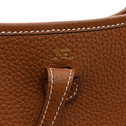 Hermes Taurillon Clemence Evelyne TPM Gold 6 of 11