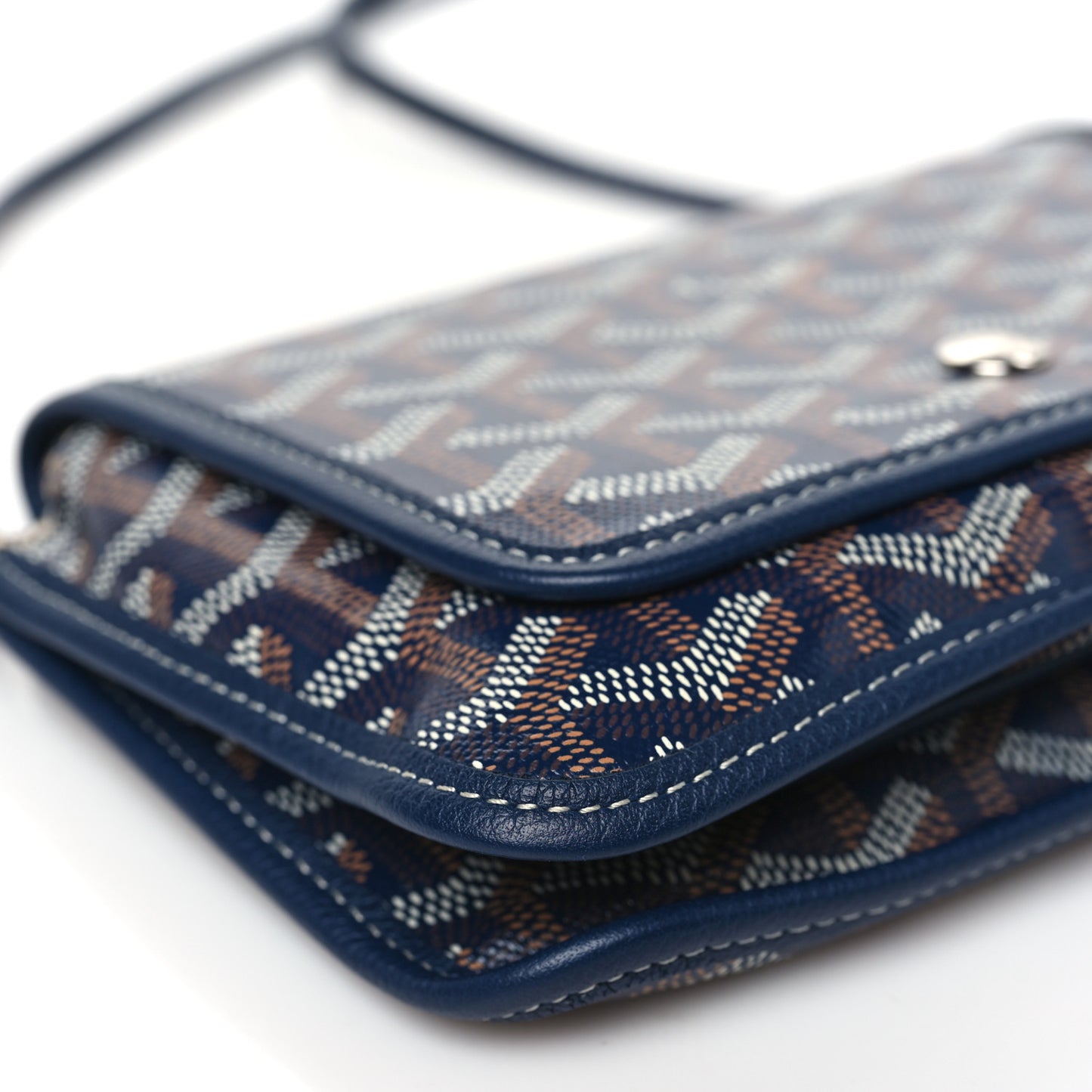 Goyardine Plumet Wallet Clutch Navy
