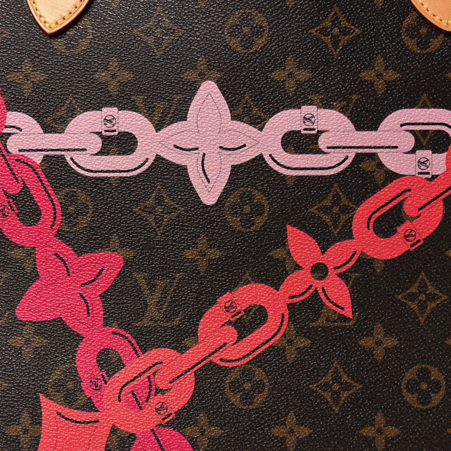 Louis Vuitton Monogram Bay Neverfull MM Rose Ballerine Poppy 9 of 14