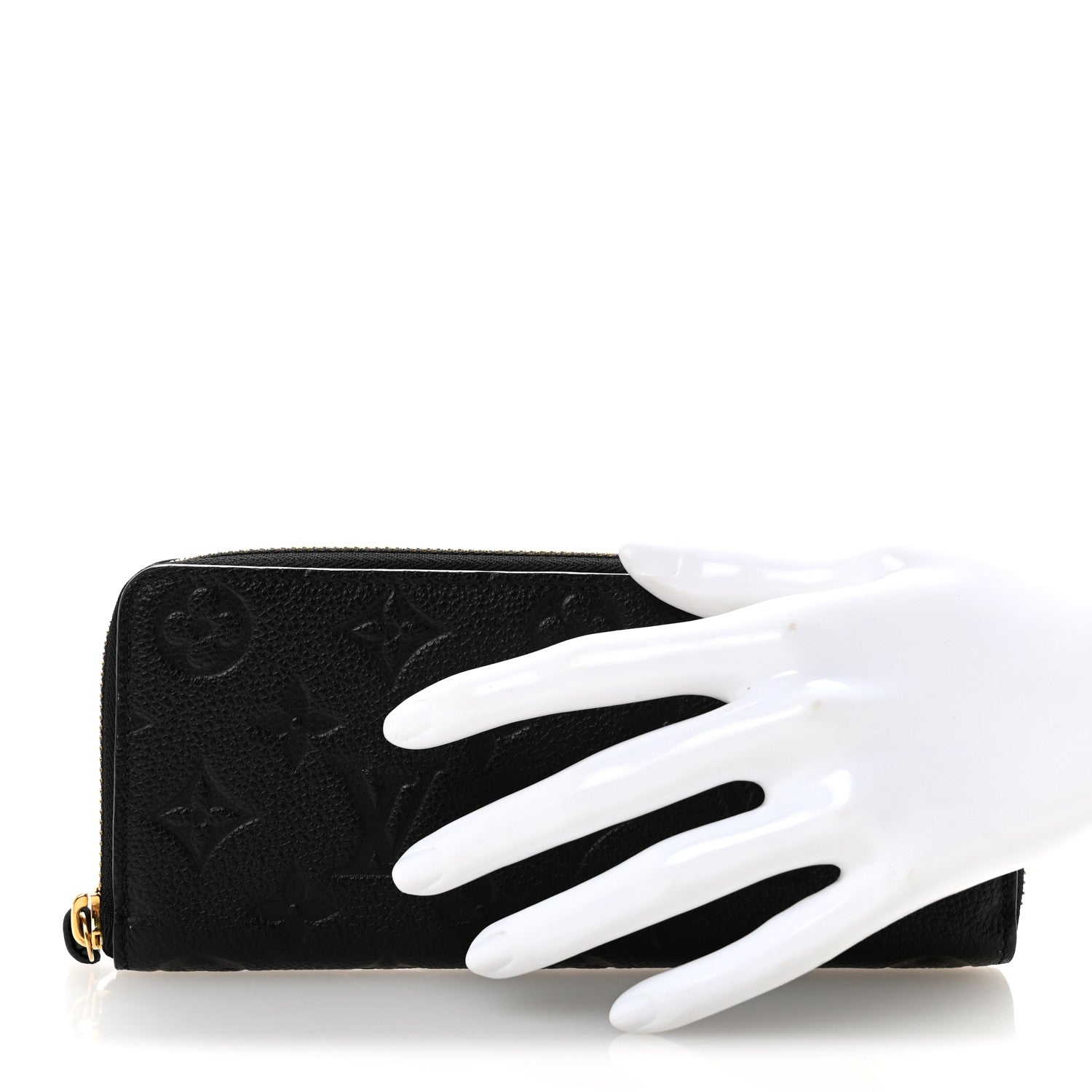 Louis Vuitton Empreinte Clemence Wallet Black 2 of 8