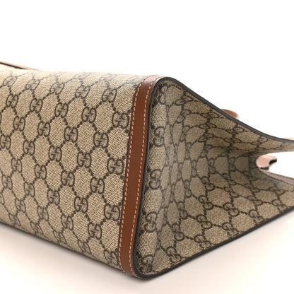 Gucci GG Supreme Monogram Medium Padlock Tote Beige Cuir 10 of 10