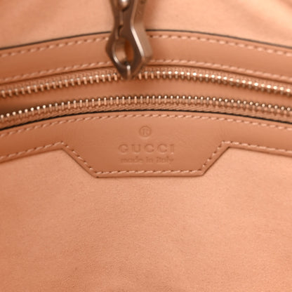Gucci Calfskin Matelasse Aria Medium GG Marmont Shoulder Tote Camelia 6 of 10