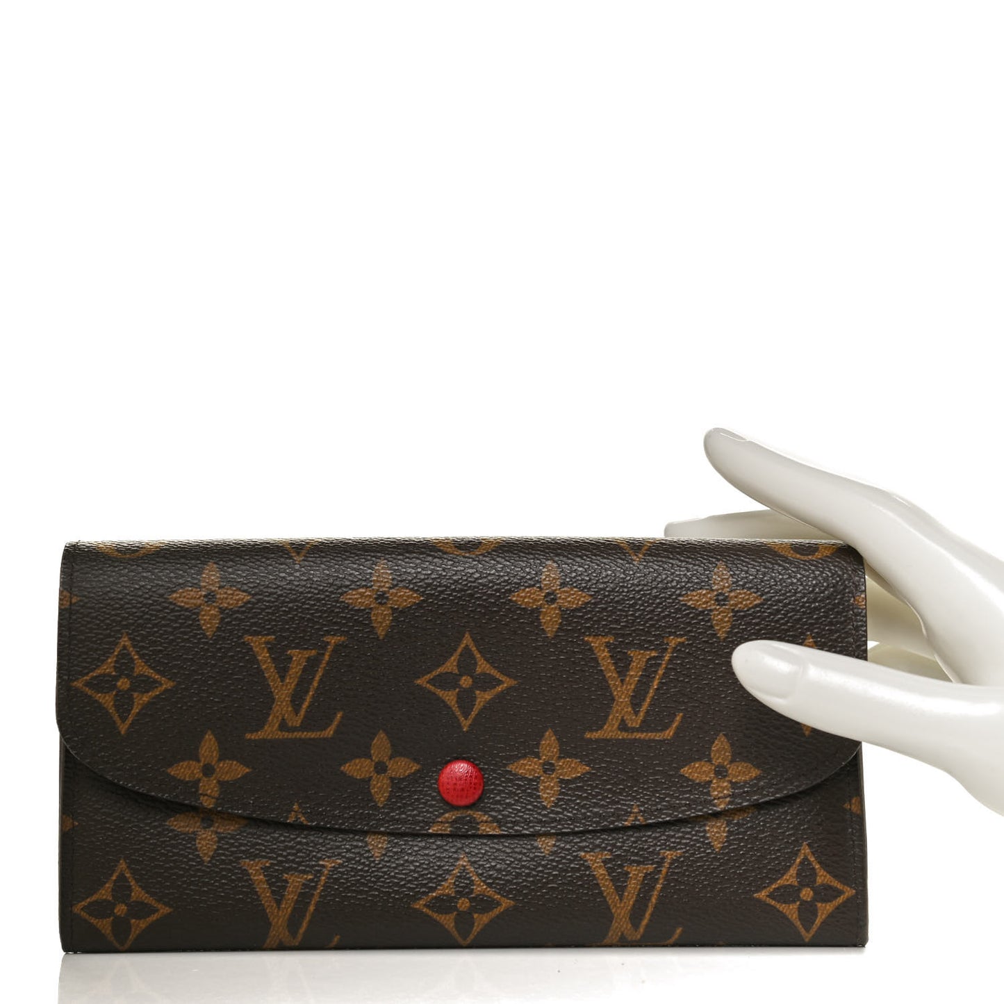 Monogram Emilie Wallet Rouge