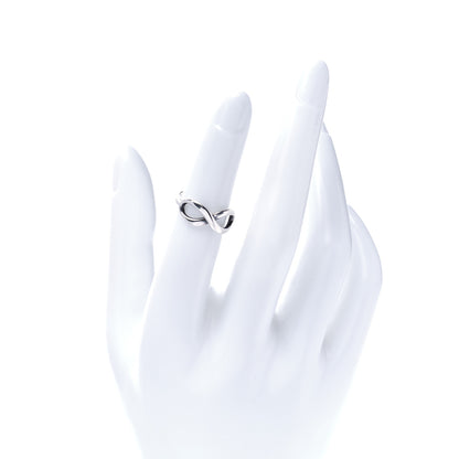 Tiffany Sterling Silver Infinity Ring 48 4.5 3 of 8