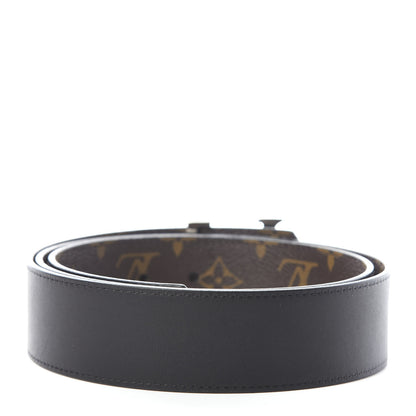 Louis Vuitton Monogram Calfskin 40mm LV Initiales Reversible Belt 100 40 Black 2 of 5