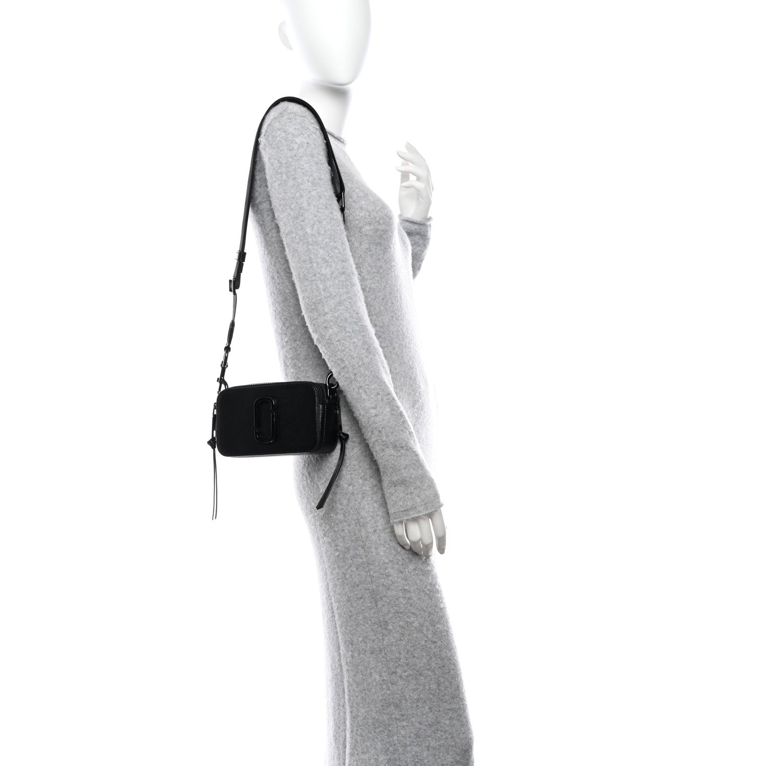 Marc Jacobs Saffiano Snapshot Camera Bag Black 2 of 12