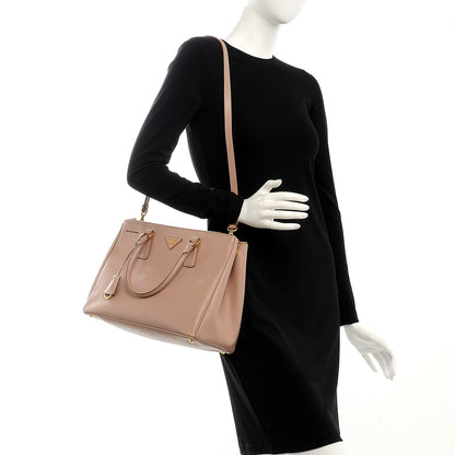 Prada Saffiano Medium Galleria Double Zip Tote Cammeo 2 of 14