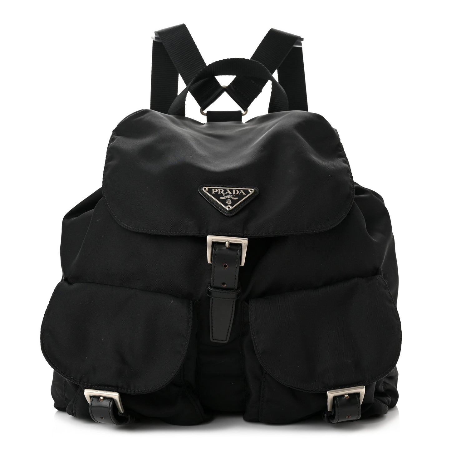 Tessuto Nylon Vela Small Backpack Black