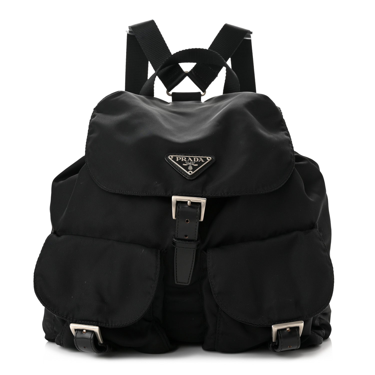 Prada Tessuto Nylon Vela Small Backpack Black 1 of 9