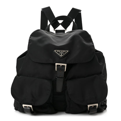 Prada Tessuto Nylon Vela Small Backpack Black 1 of 9