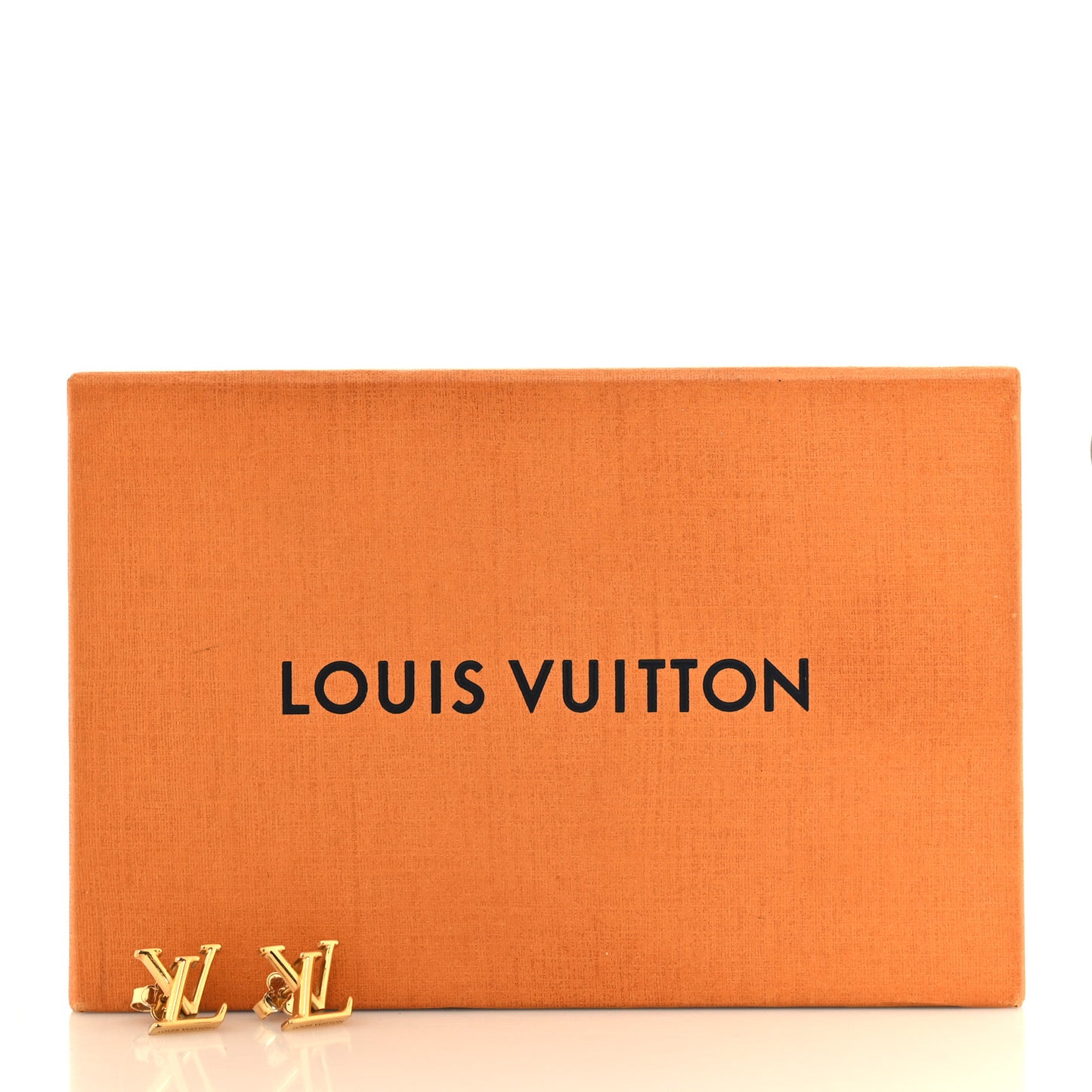 Metal LV Iconic Earrings Gold