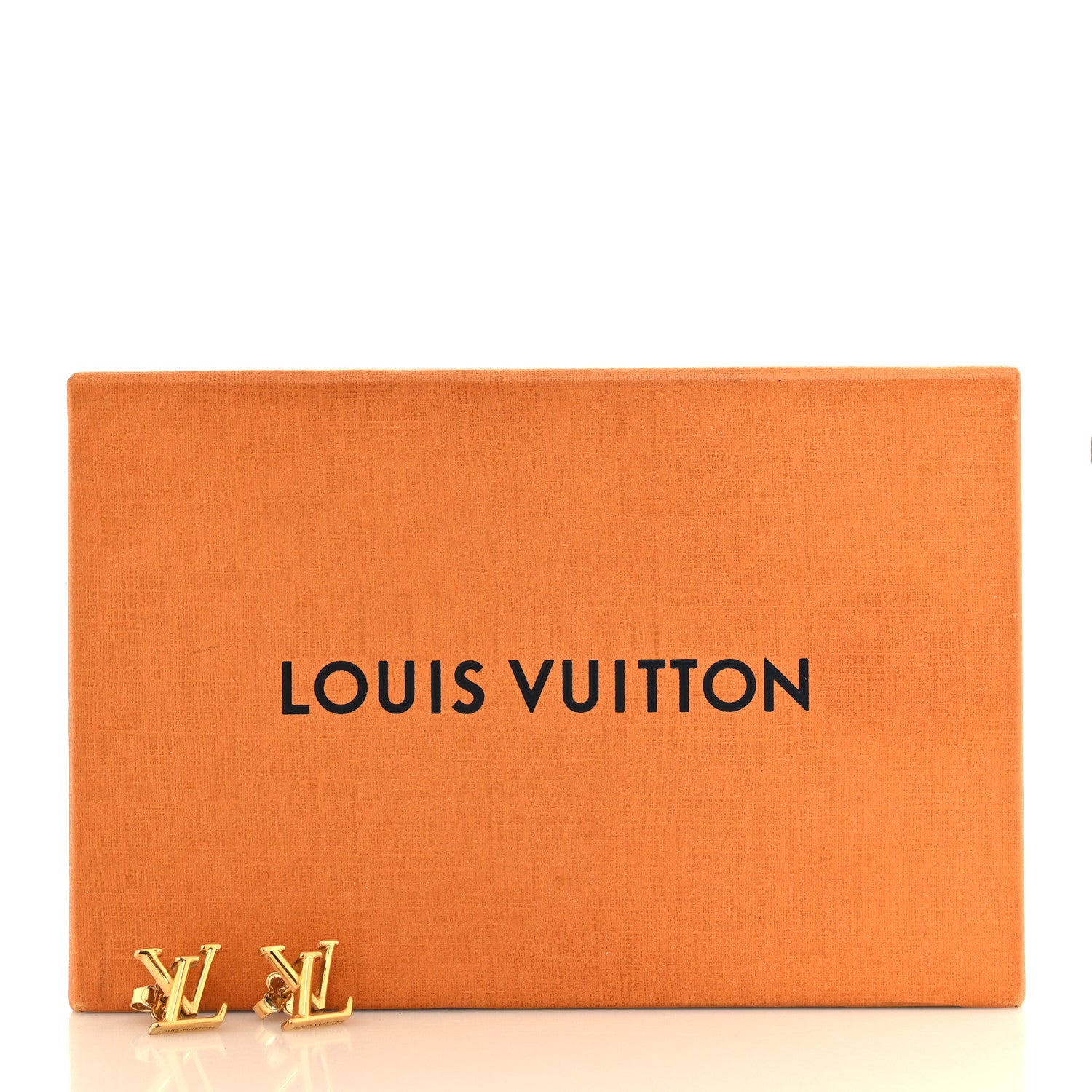 Louis Vuitton Metal LV Iconic Earrings Gold 6 of 6