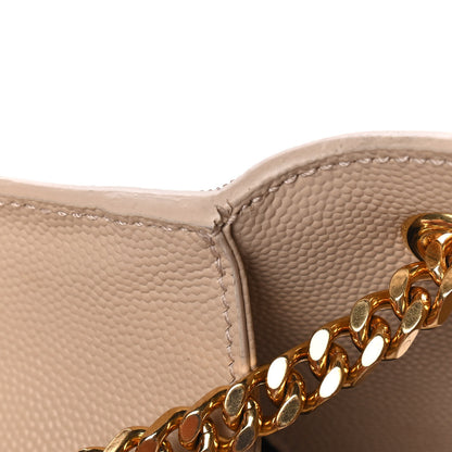 Saint Laurent Grain De Poudre Medium Monogram Kate Satchel Nude Powder 5 of 5