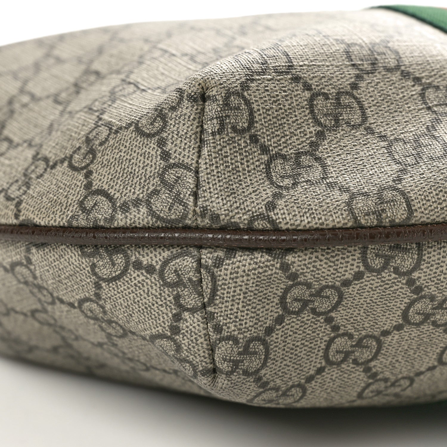 Gucci GG Supreme Monogram Web Small Ophidia Half Moon Hobo Brown 9 of 13