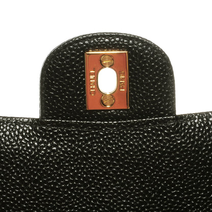 Chanel Caviar Quilted Medium Double Flap Black 5 of 9