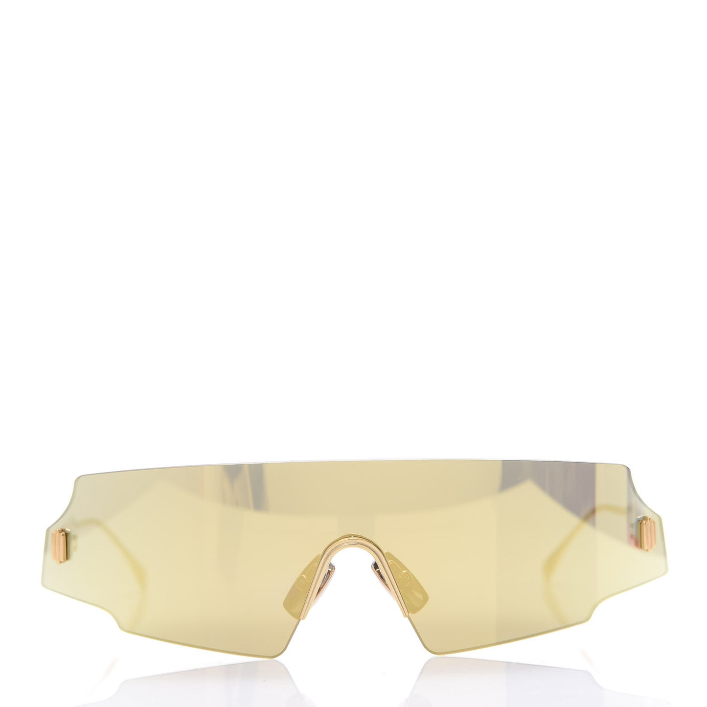 Mirrored Forceful Shield Sunglasses FF 0440/S Yellow