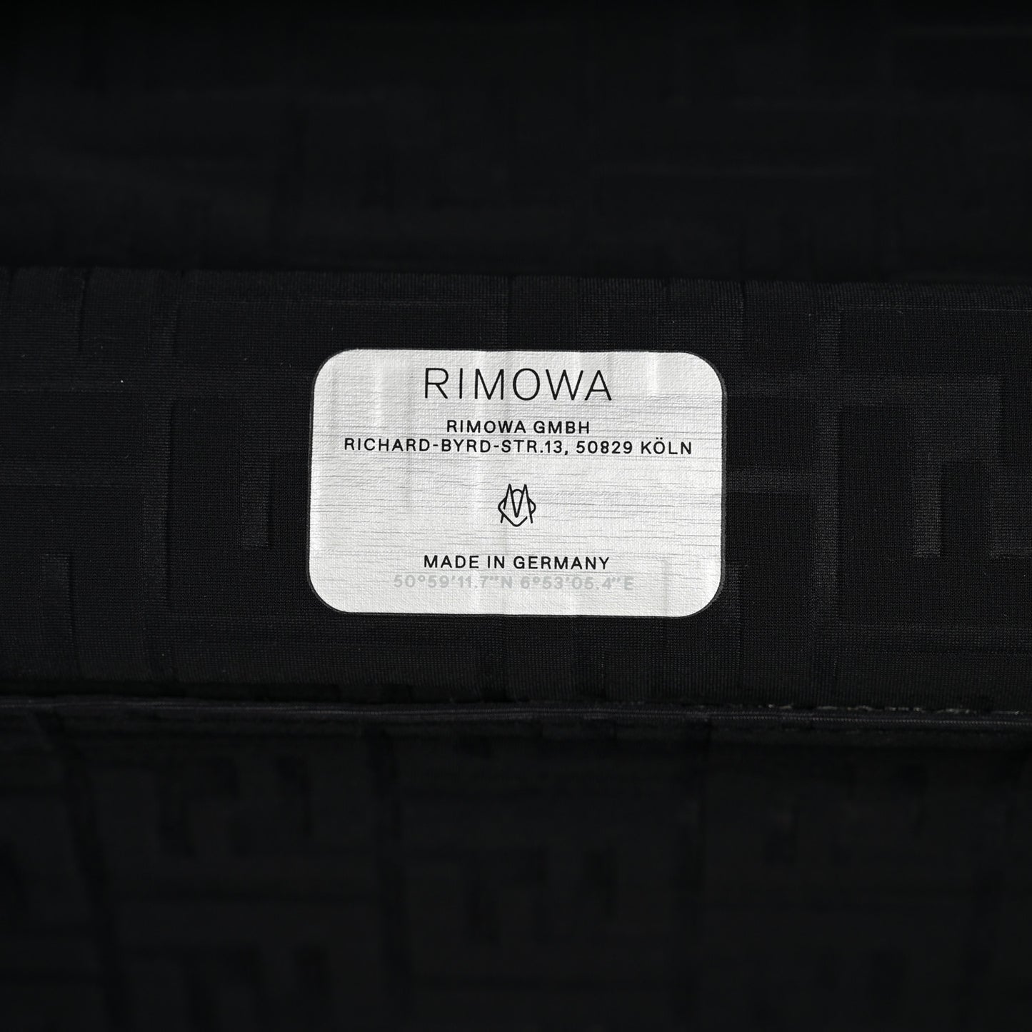 X RIMOWA Aluminum FF Print Roll Away Carry On Luggage Silver