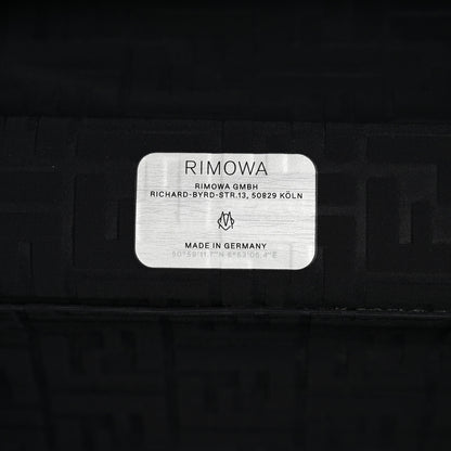 Fendi X RIMOWA Aluminum FF Print Roll Away Carry On Luggage Silver 6 of 10