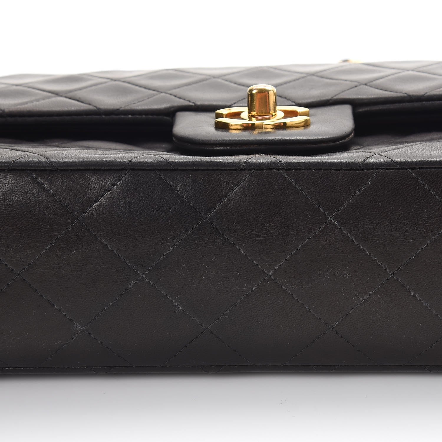 Chanel Lambskin Quilted Small Double Flap Black 11 of 16
