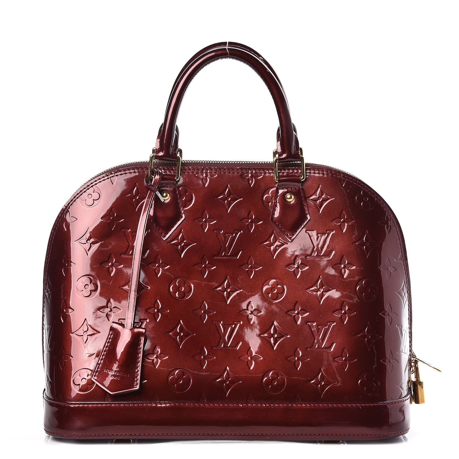 Louis Vuitton Vernis Alma PM Rouge Fauviste 1 of 13