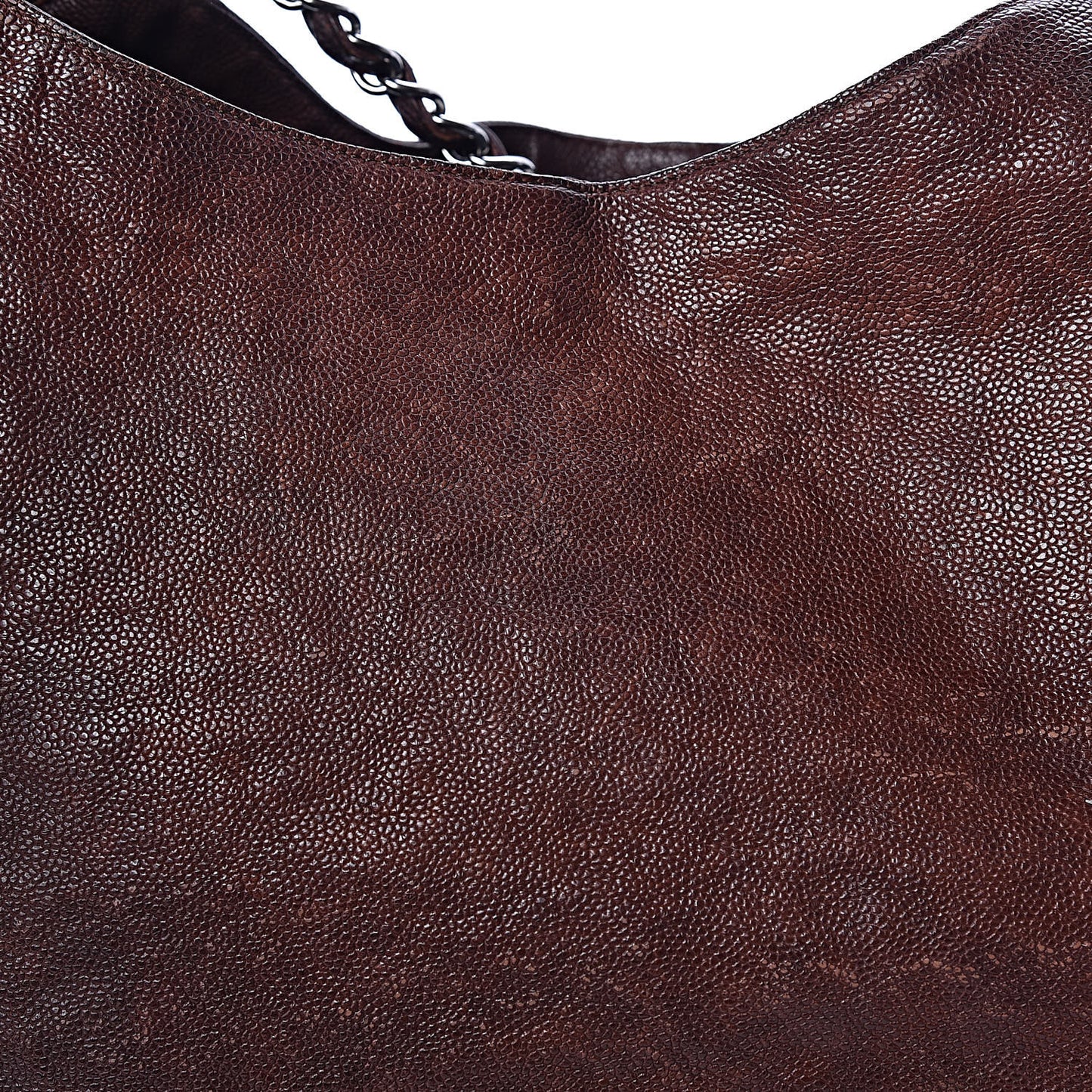 Distressed Caviar XL Coco Cabas Brown