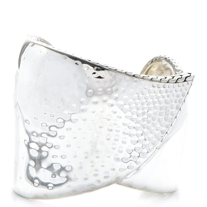 John Hardy Sterling Silver Palu Kapal Wide Bypass Cuff 1 of 6