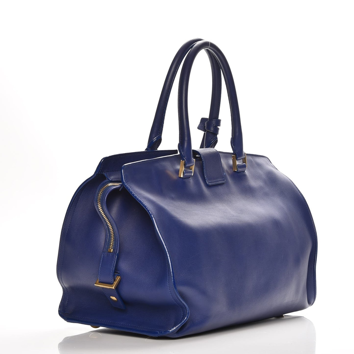 Calfskin Medium Classic Y Cabas Navy