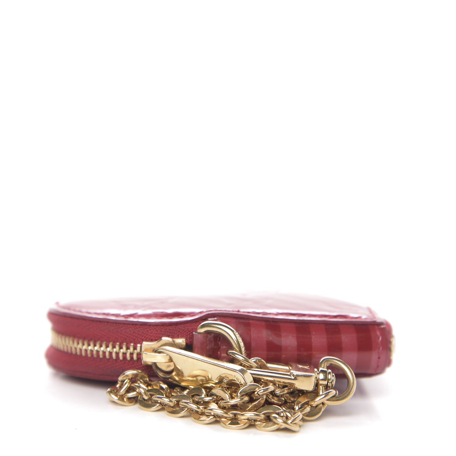Louis Vuitton Vernis Rayures Coeur Heart Coin Purse Pomme D'Amour 8 of 12